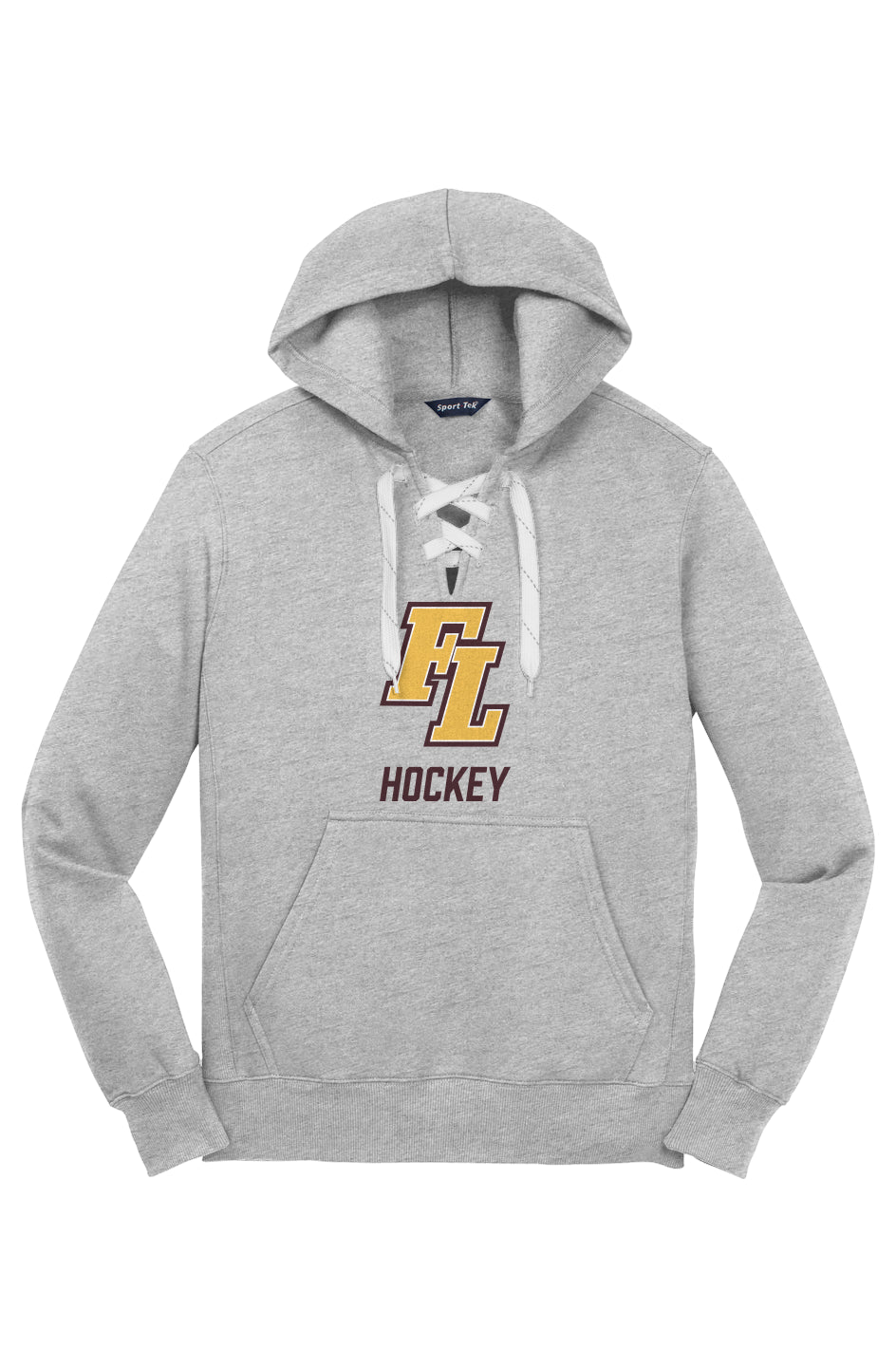 Forest Lake Hockey Lace Up Pullover Hooded Sweatshirt