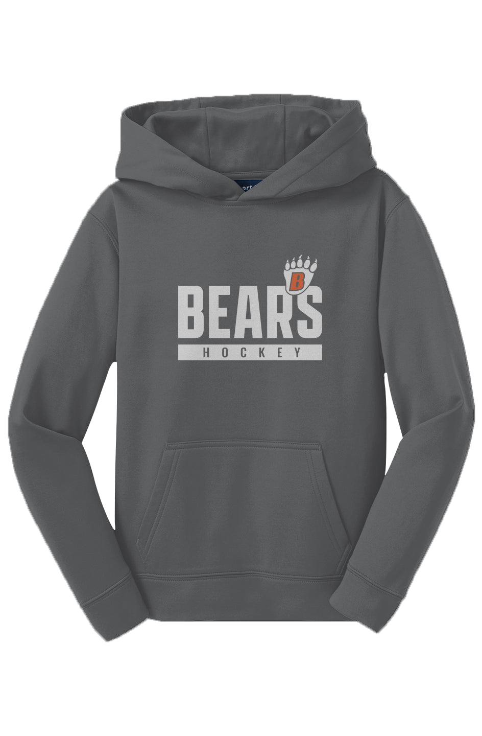 White Bear Lake Hockey Bears Youth Sport-Tek Fleece Hooded Pullover