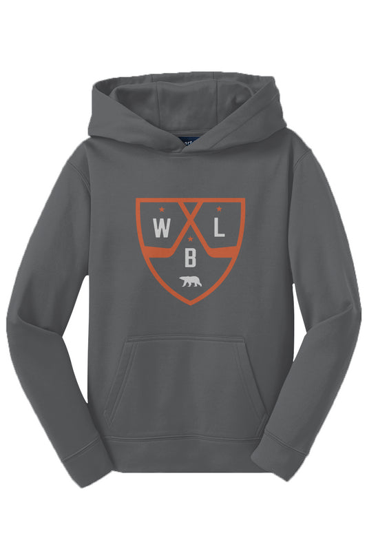 White Bear Lake Hockey Rev2 Shield Sport-Tek Fleece Hooded Pullover