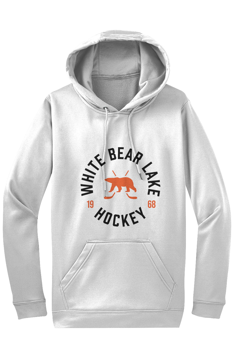 White Bear Lake Hockey '68 Adult Sport-Tek Fleece Hoodie