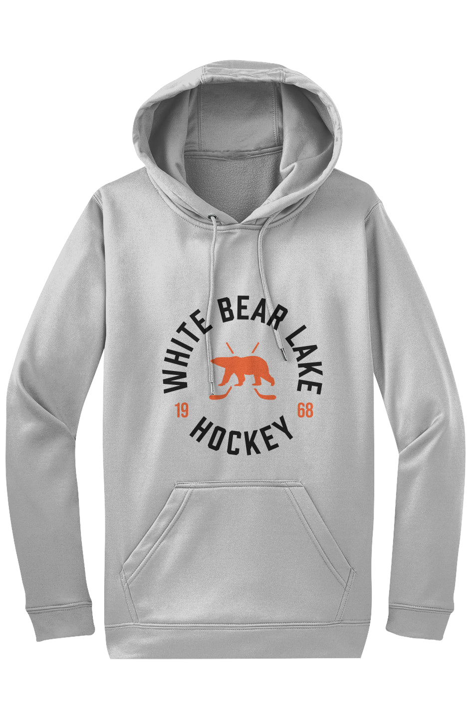 White Bear Lake Hockey '68 Adult Sport-Tek Fleece Hoodie