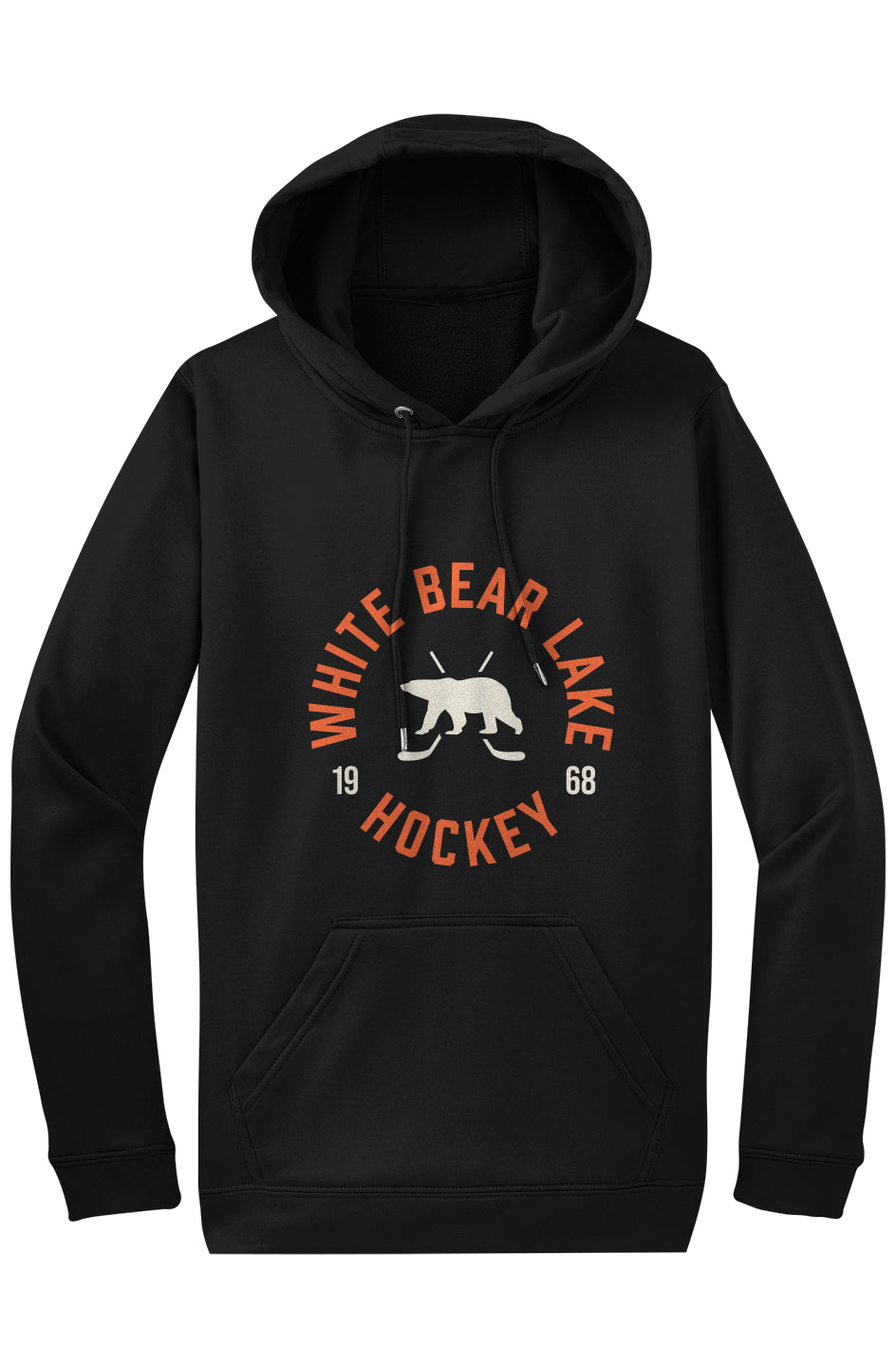 White Bear Lake Hockey '68 Adult Sport-Tek Fleece Hoodie