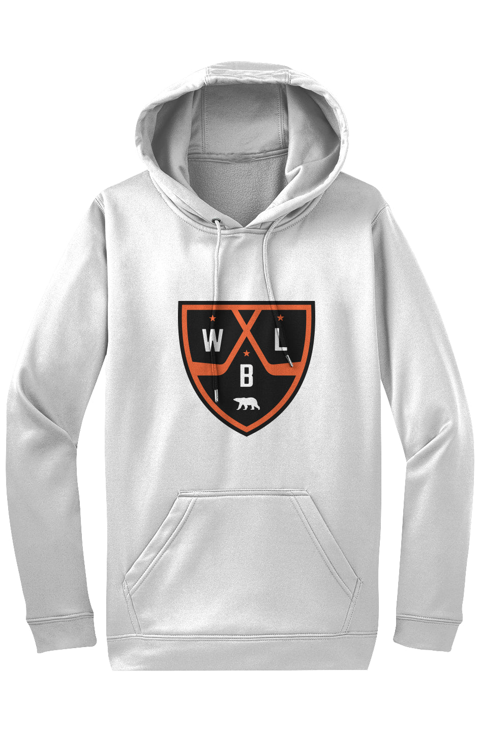 White Bear Lake Hockey Shield Adult Sport-Tek Fleece Hoodie