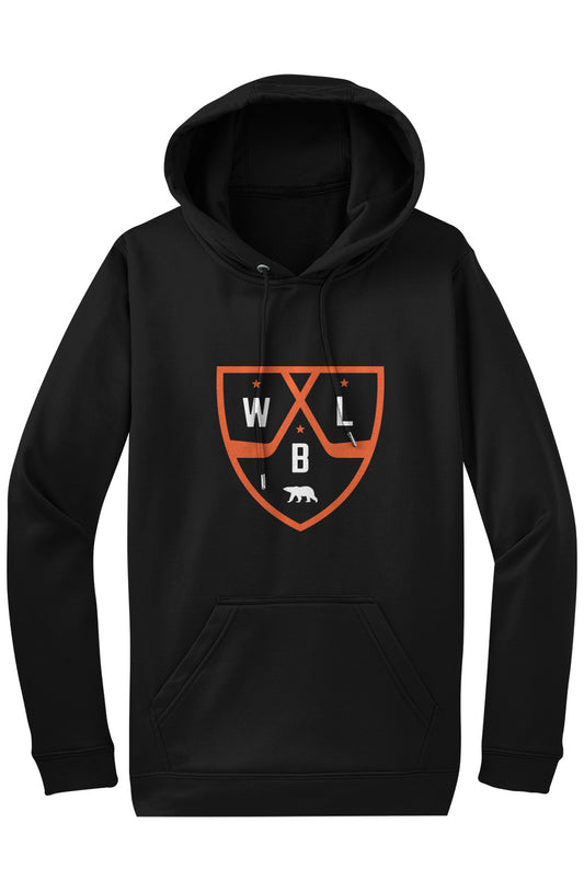 White Bear Lake Bear Hockey Shield Rev2 Adult Sport-Tek Fleece Hoodie