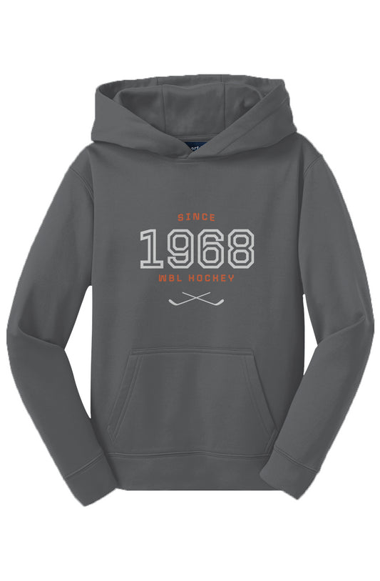White Bear Lake Hockey 1968 Youth Sport-Tek Fleece Hoodie