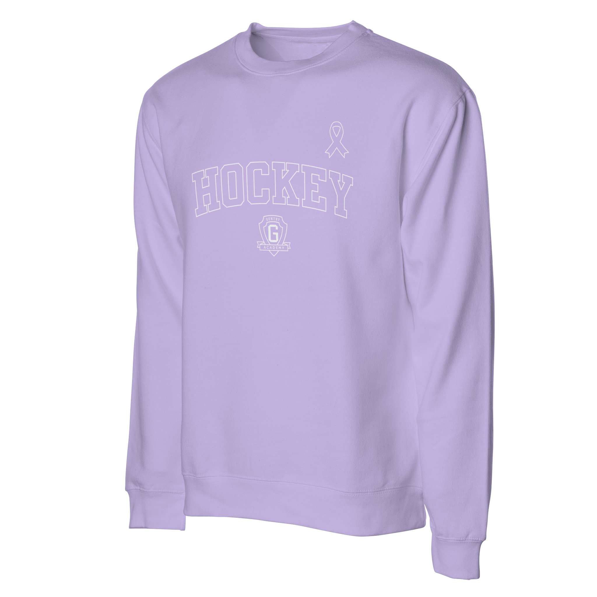 Gentry Academy Hockey Cancer Night Mid-Weight Sweatshirt