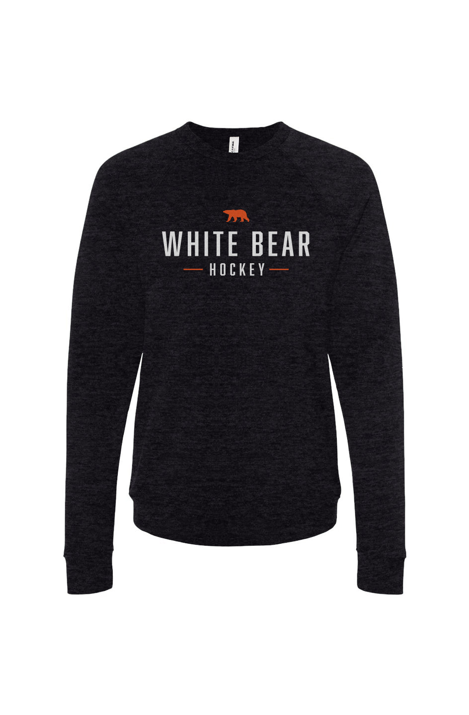 White Bear Hockey Sponge Fleece Crewneck Sweatshirt