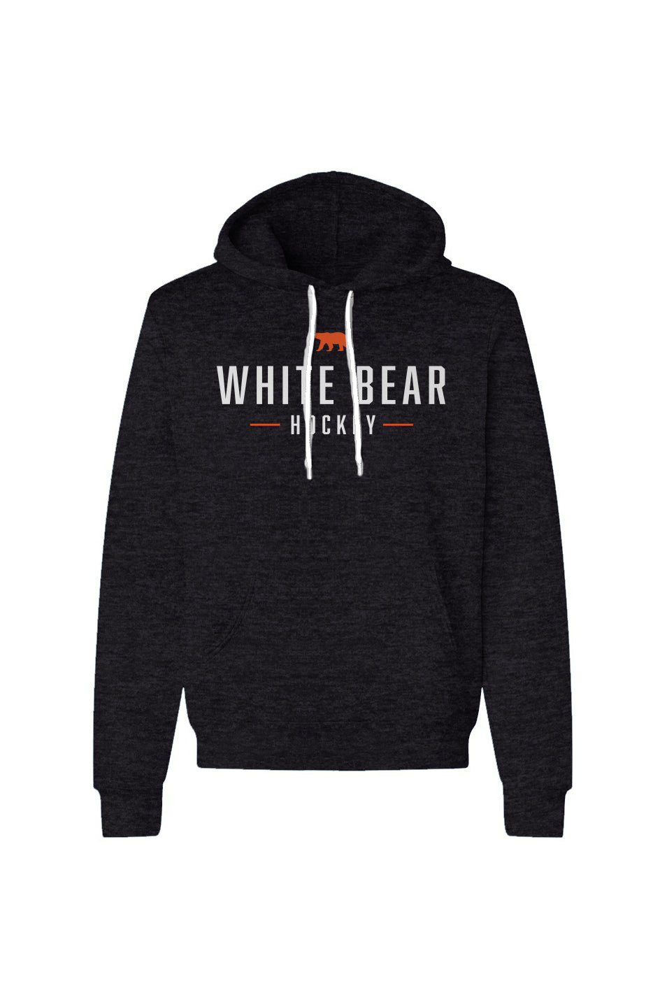 White Bear Hockey Sponge Fleece Pullover Hoodie