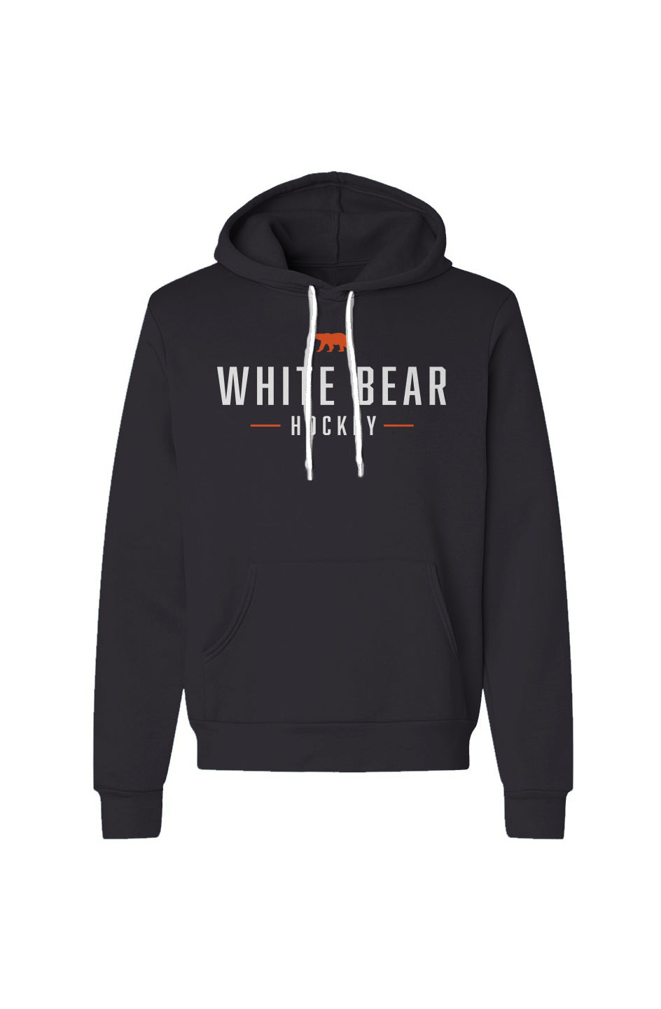 White Bear Hockey Sponge Fleece Pullover Hoodie