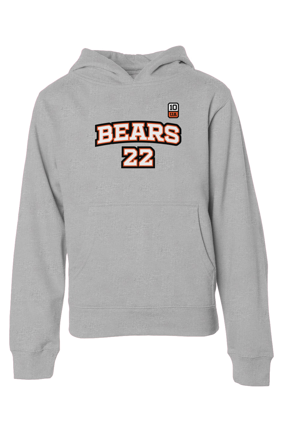 22 Elyse Youth Midweight Hooded Sweatshirt