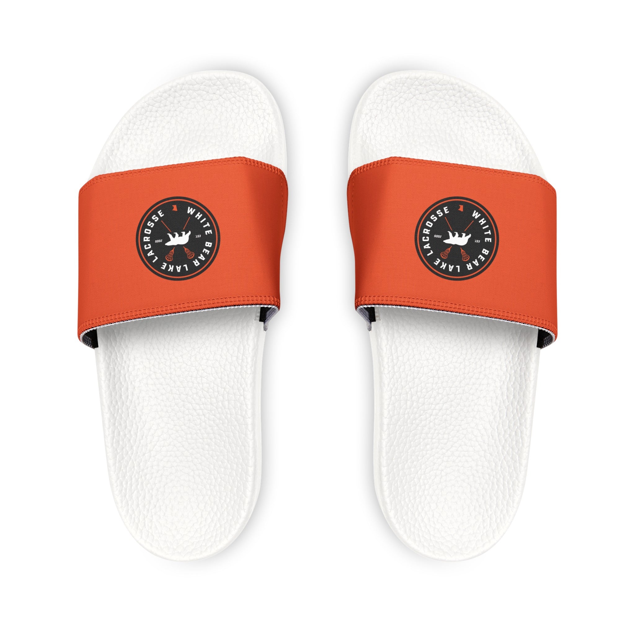 White Bear Lake Lacrosse Orange Men's Removable-Strap Sandals