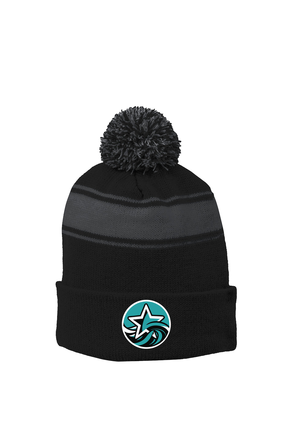 St. Paul Stars Stripe Pom Beanie