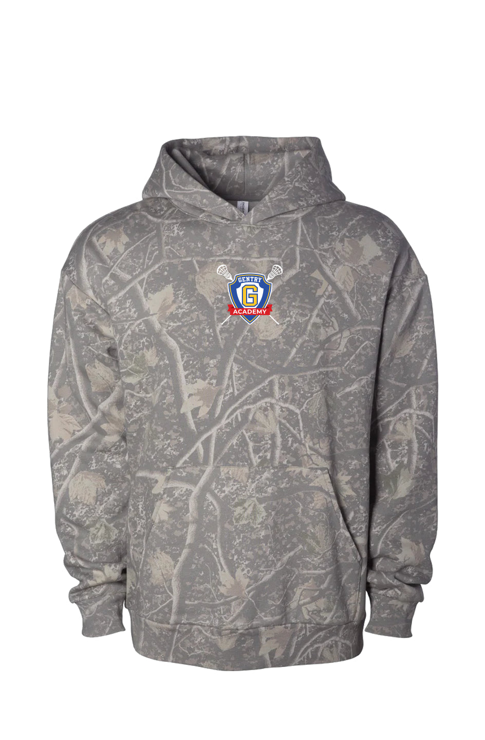 Gentry Academy Lacrosse Deadwood Tree Camo Heavyweight Hoodie