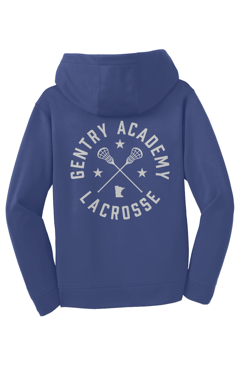 Gentry Academy Lacrosse Radial Youth Sport-Tek Fleece Hoodie