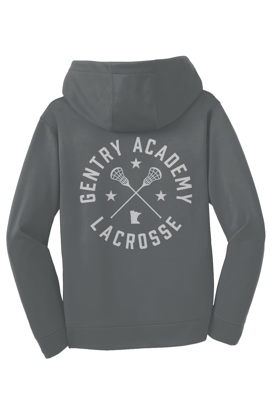 Gentry Academy Lacrosse Radial Youth Sport-Tek Fleece Hoodie
