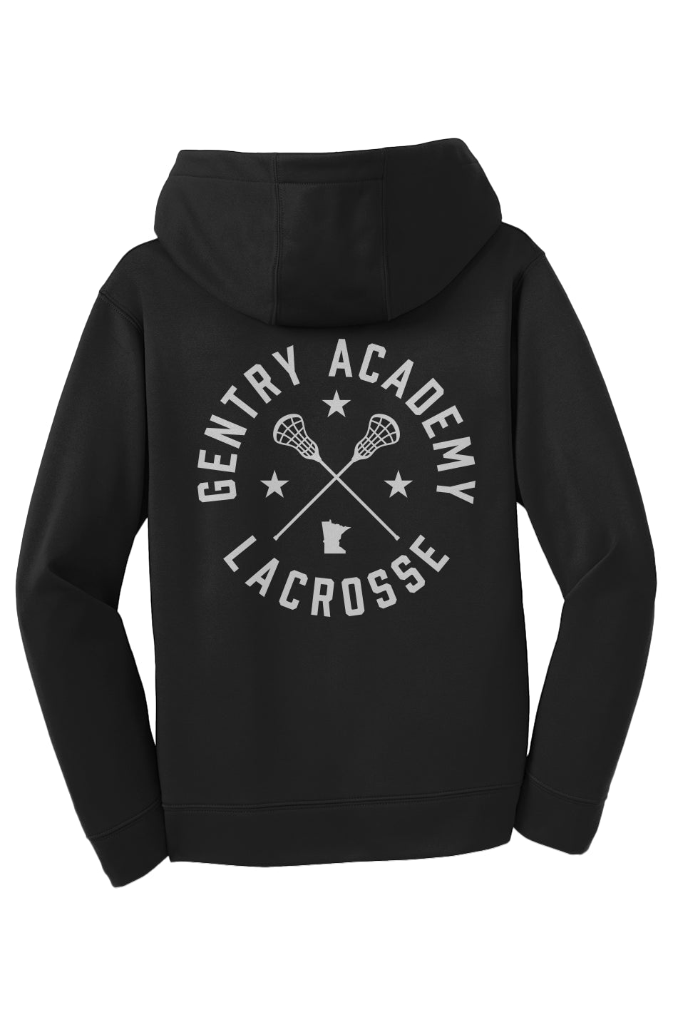 Gentry Academy Lacrosse Radial Youth Sport-Tek Fleece Hoodie