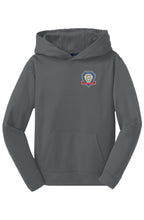 Gentry Academy Lacrosse Flag Youth Sport-Tek Fleece Hoodie
