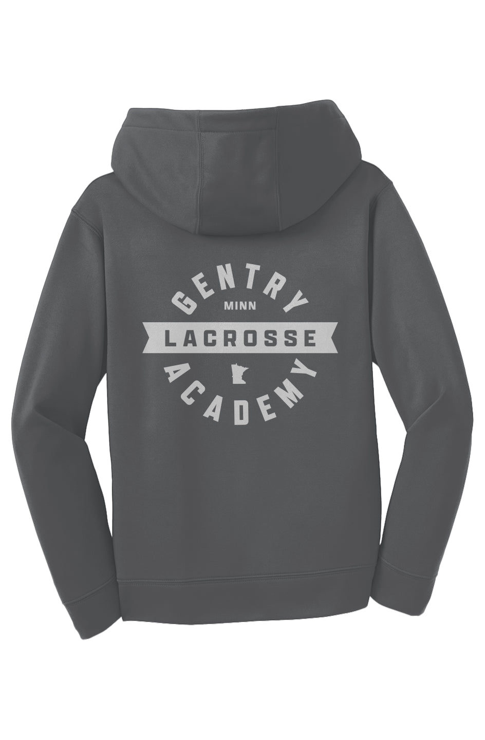Gentry Academy Lacrosse Flag Youth Sport-Tek Fleece Hoodie