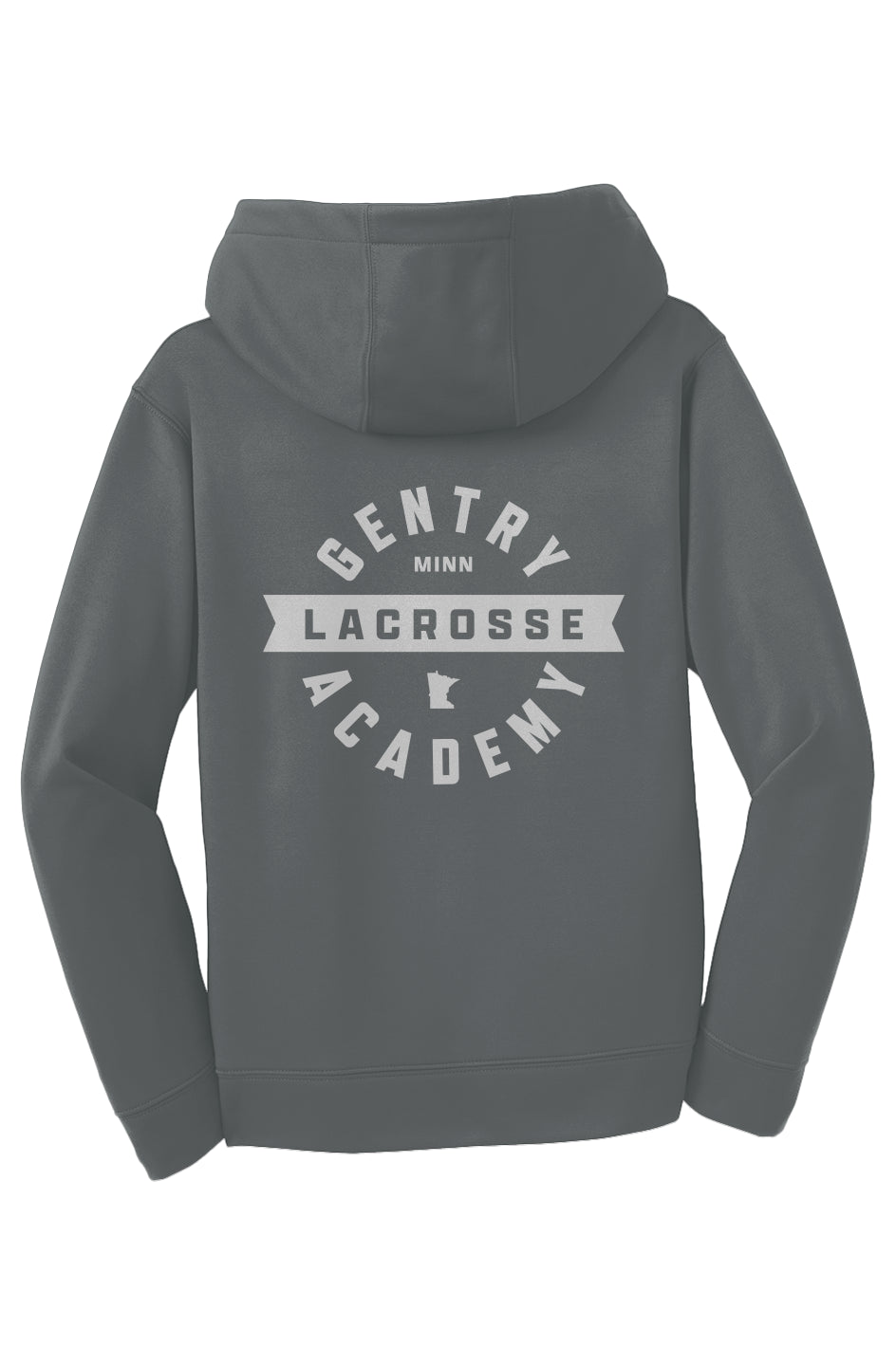 Gentry Academy Lacrosse Flag Youth Sport-Tek Fleece Hoodie