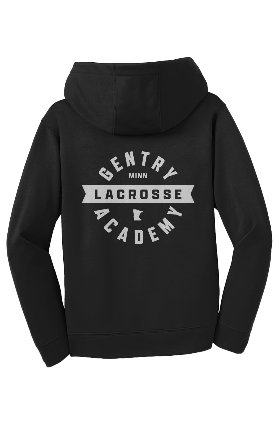 Gentry Academy Lacrosse Flag Youth Sport-Tek Fleece Hoodie