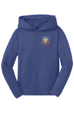 Gentry Academy Lacrosse Flag Youth Sport-Tek Fleece Hoodie
