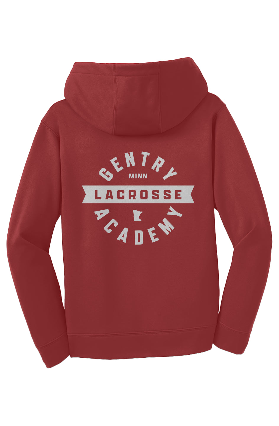 Gentry Academy Lacrosse Flag Youth Sport-Tek Fleece Hoodie