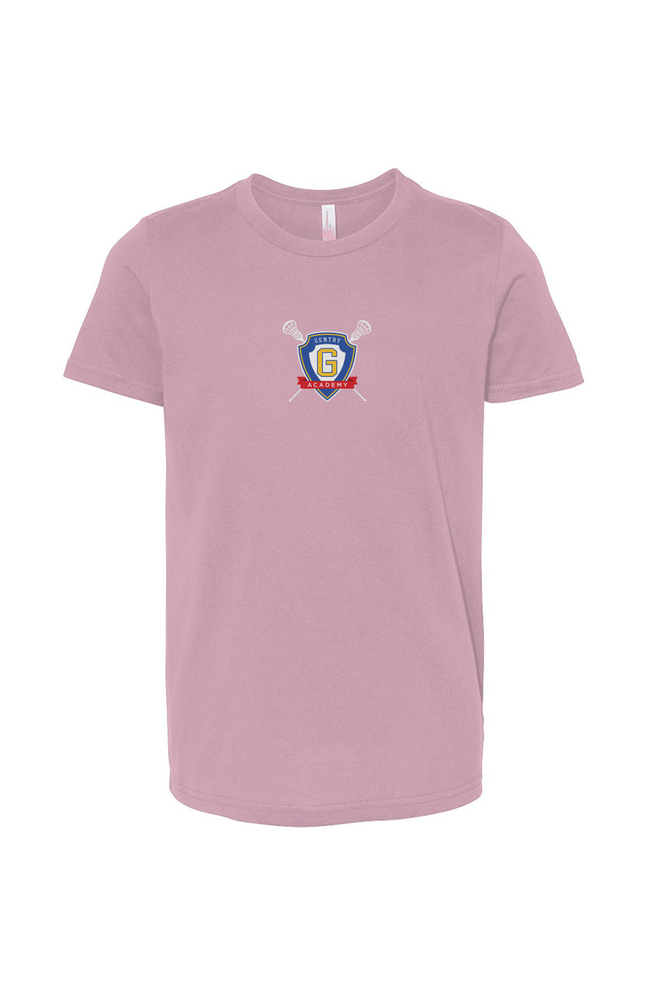 Gentry Academy Lacrosse Back Print Youth Tee
