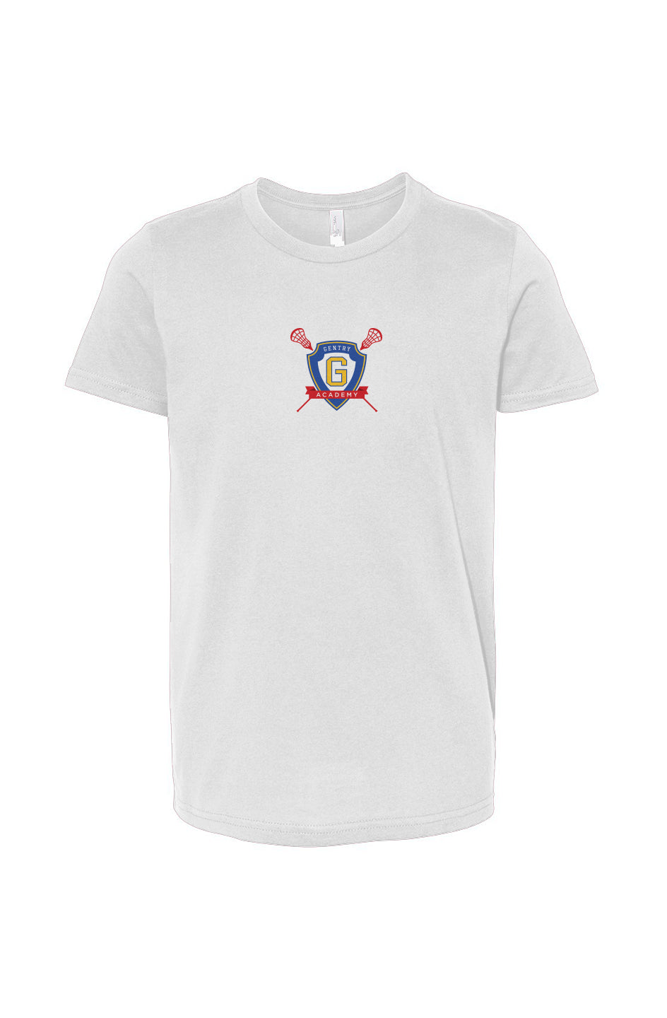 Gentry Academy Lacrosse Back Print Youth Tee