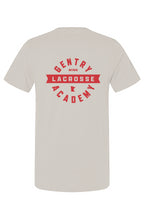 Gentry Academy Lacrosse Flag Back Print Tee