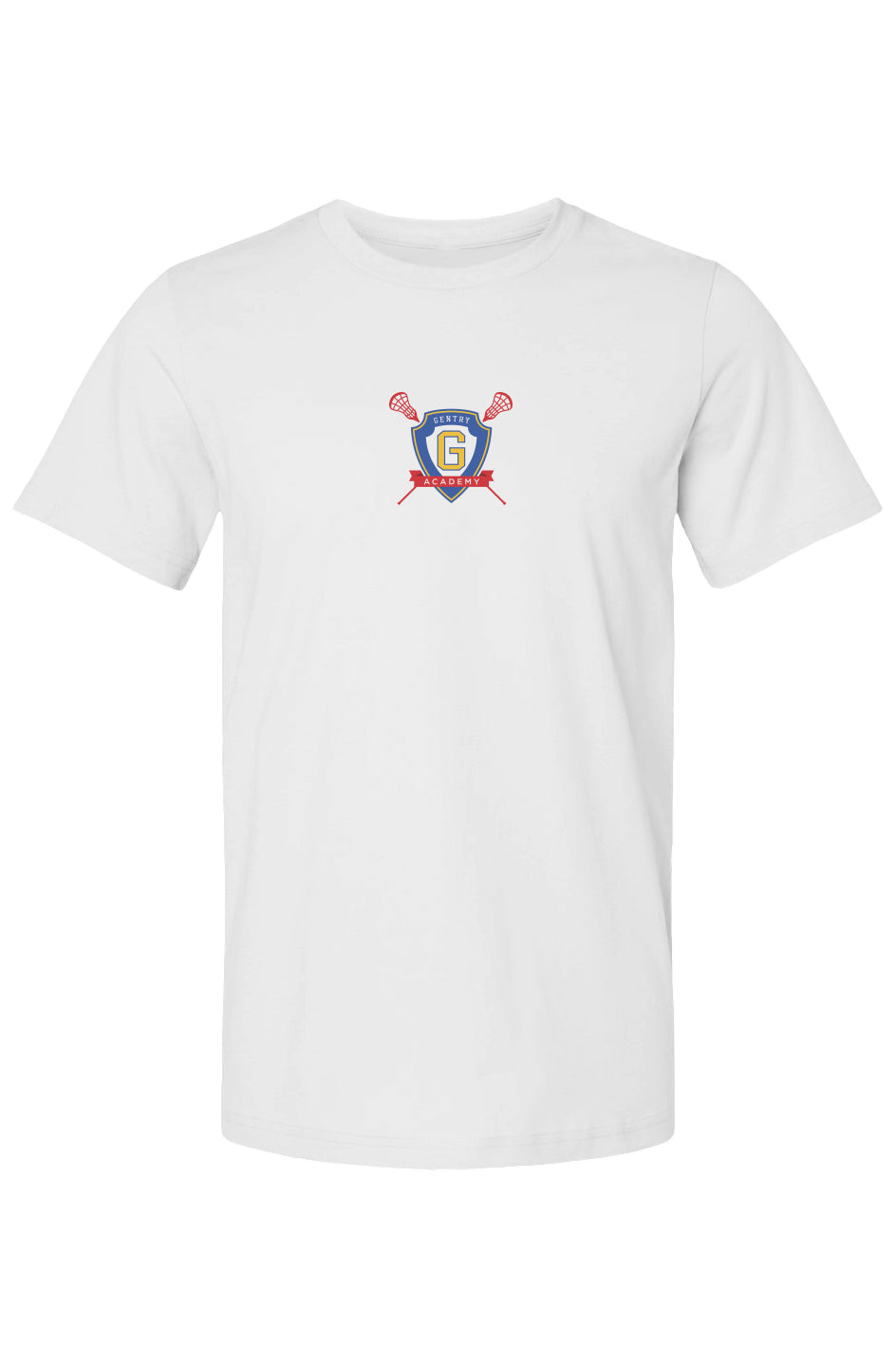 Gentry Academy Lacrosse Flag Back Print Tee