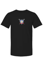 Gentry Academy Lacrosse Flag Back Print Tee
