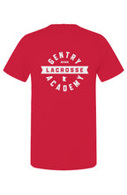 Gentry Academy Lacrosse Flag Back Print Tee