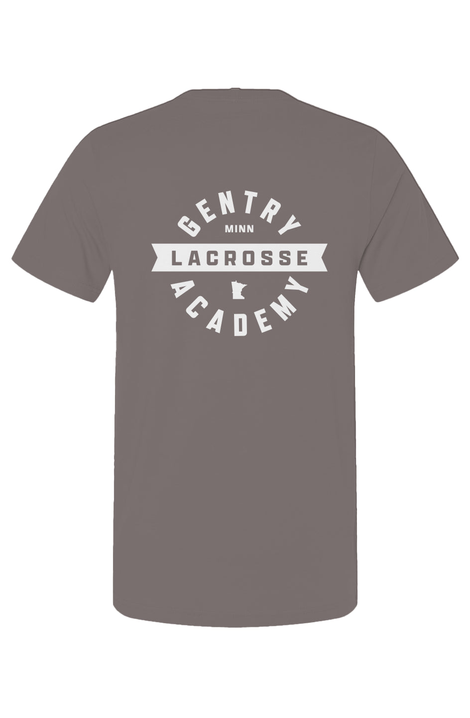 Gentry Academy Lacrosse Flag Back Print Tee