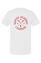 Gentry Academy Lacrosse Radial Back Print Tee