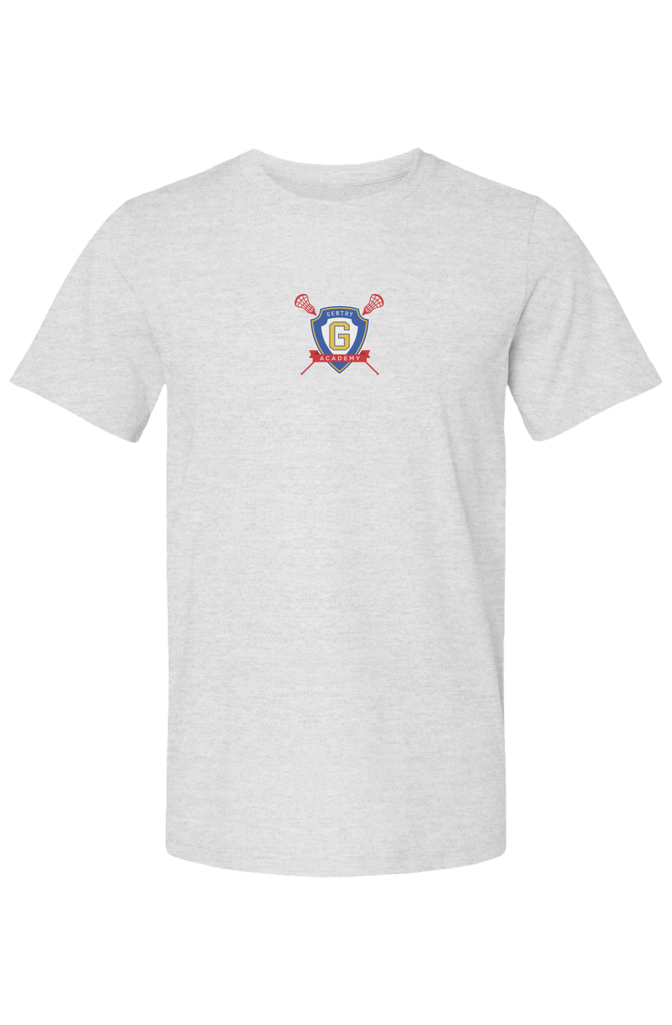 Gentry Academy Lacrosse Radial Back Print Tee