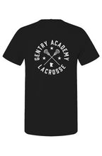 Gentry Academy Lacrosse Radial Back Print Tee