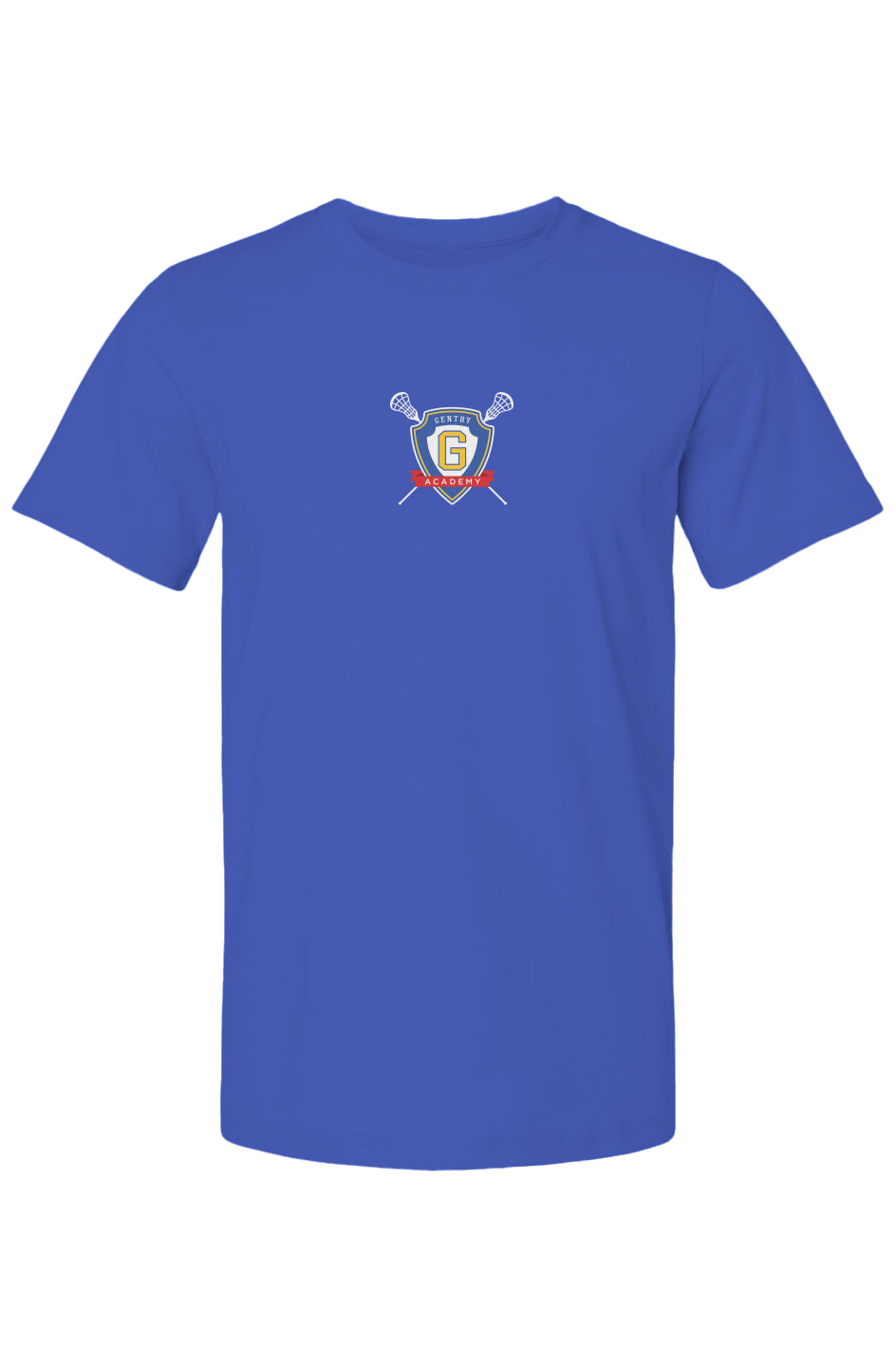 Gentry Academy Lacrosse Radial Back Print Tee