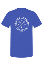 Gentry Academy Lacrosse Radial Back Print Tee
