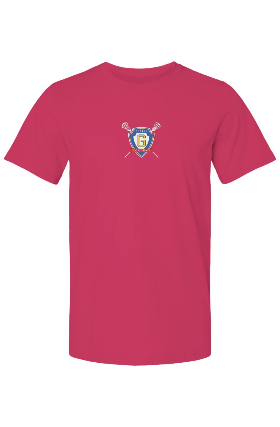 Gentry Academy Lacrosse Radial Back Print Tee