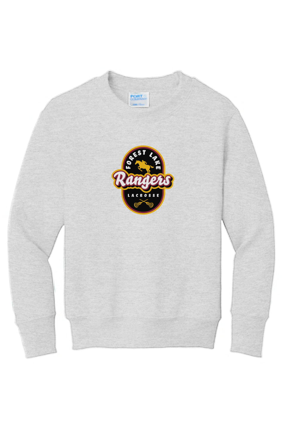 Forest Lake Lacrosse Vintage Label Youth Sweatshirt