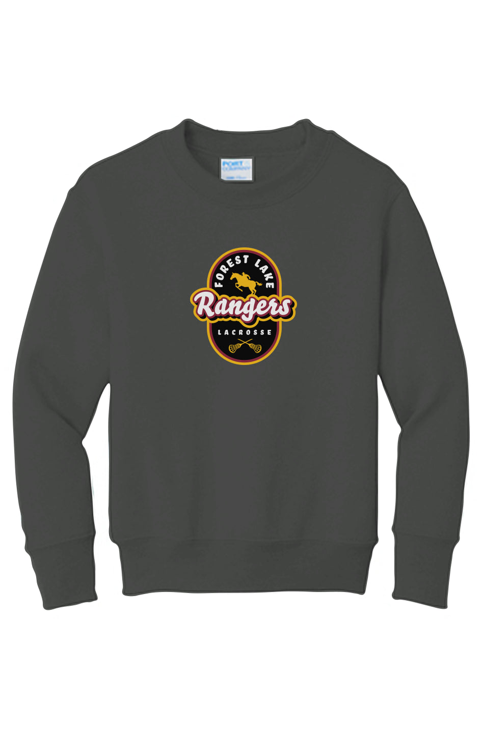 Forest Lake Lacrosse Vintage Label Youth Sweatshirt