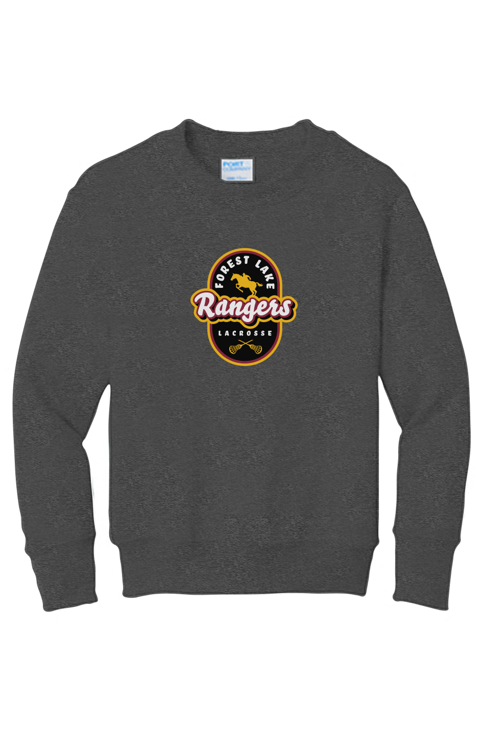 Forest Lake Lacrosse Vintage Label Youth Sweatshirt