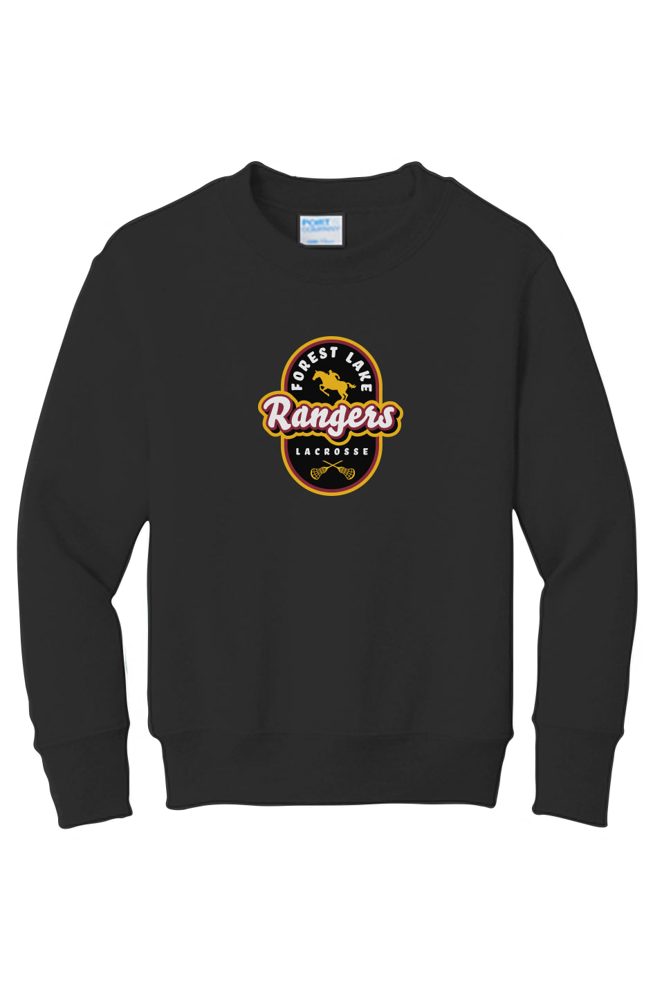 Forest Lake Lacrosse Vintage Label Youth Sweatshirt