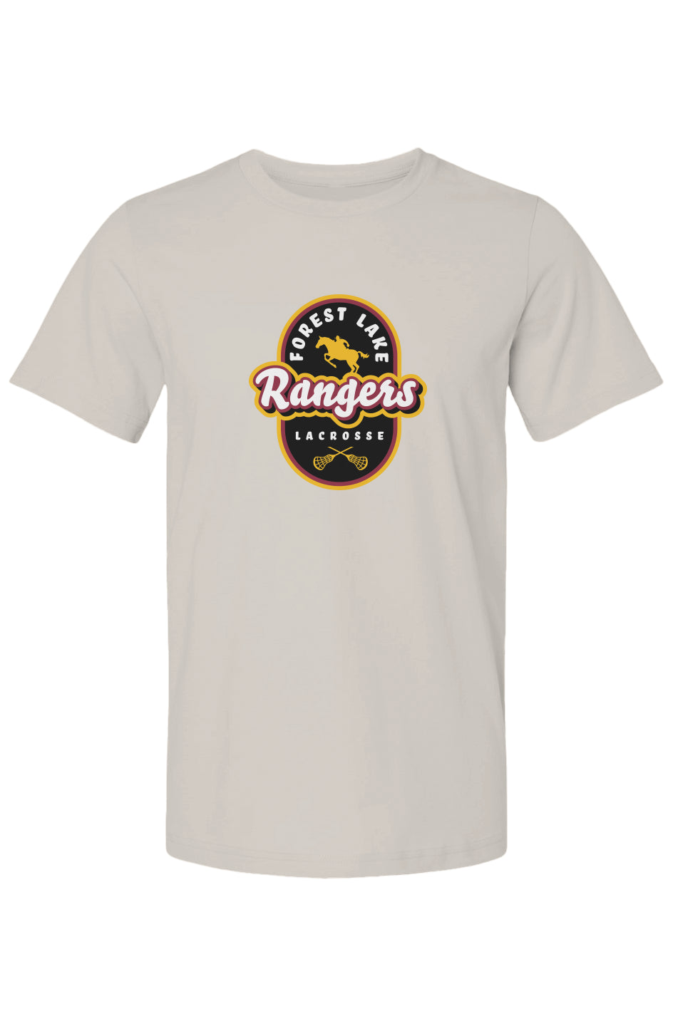 Forest Lake Lacrosse Vintage Label Tee