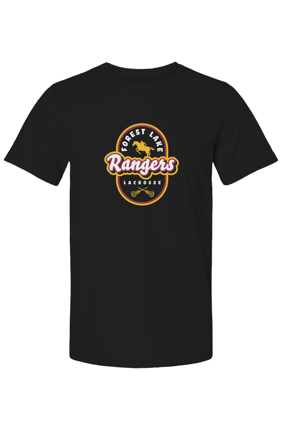 Forest Lake Lacrosse Vintage Label Tee