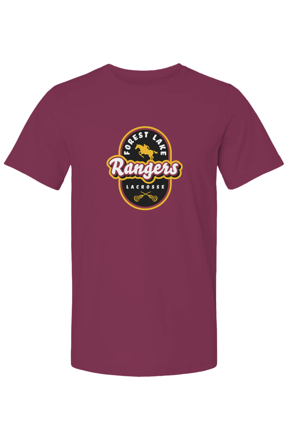 Forest Lake Lacrosse Vintage Label Tee