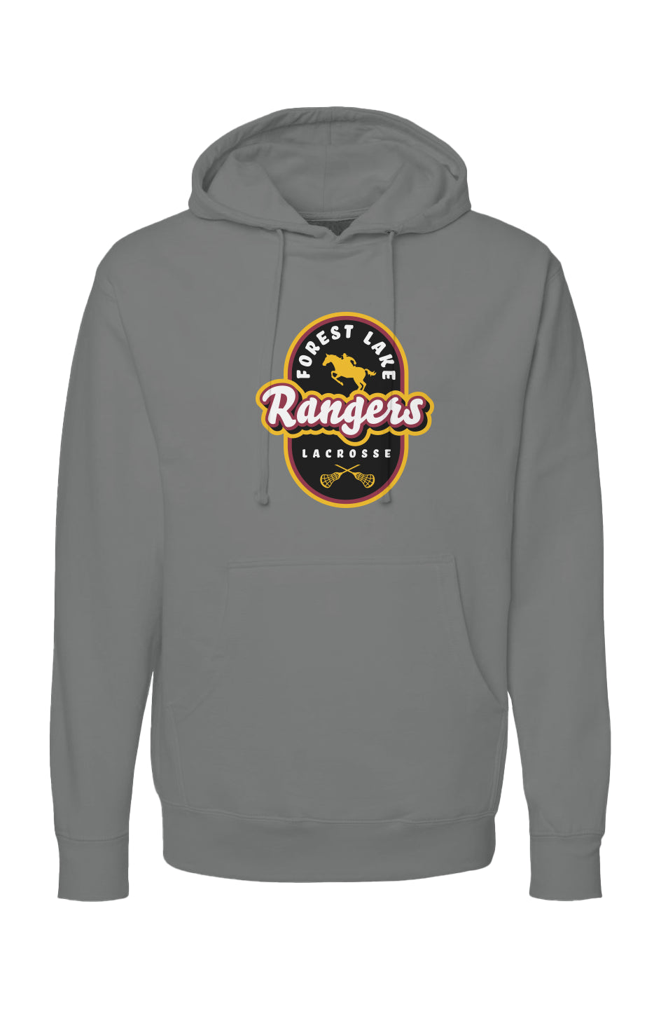 Forest Lake Lacrosse Vintage Label Midweight Hoodie