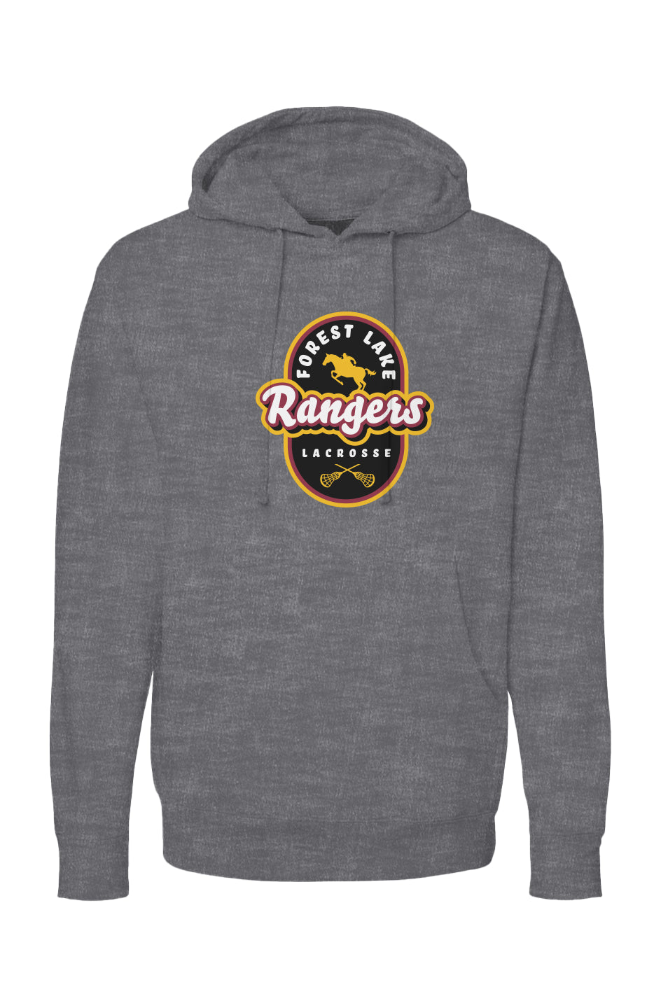 Forest Lake Lacrosse Vintage Label Midweight Hoodie