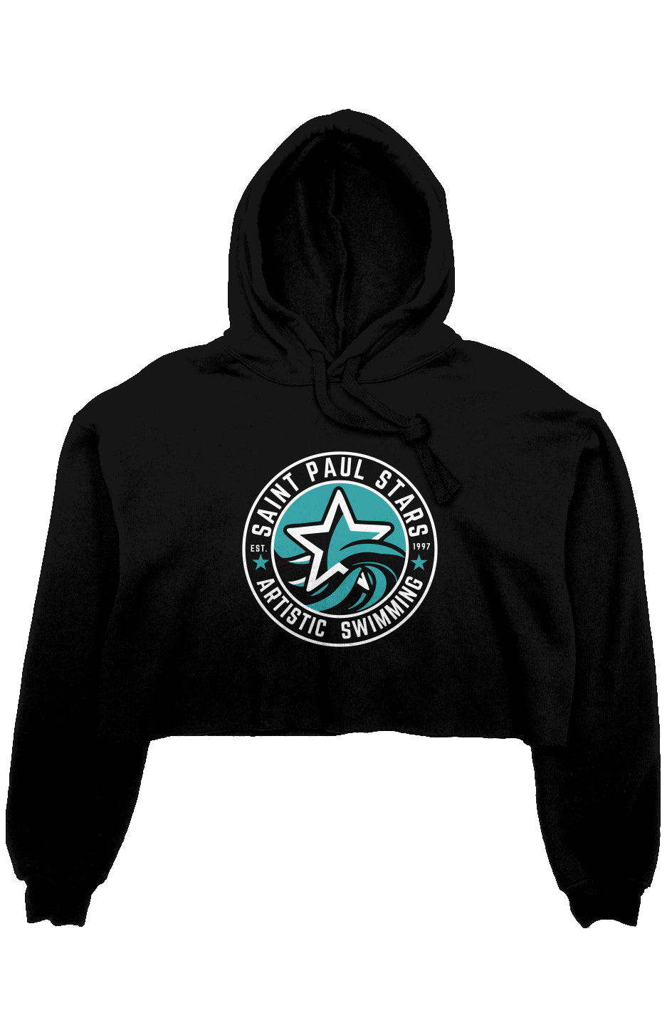 St. Paul Stars Crop Fleece Hoodie