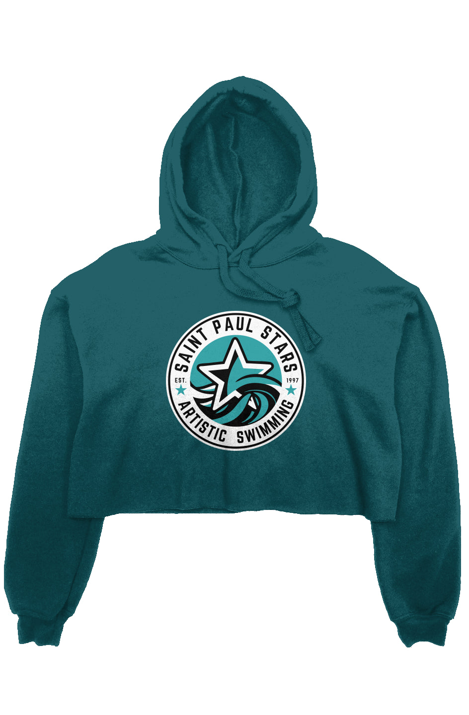 St. Paul Stars Crop Fleece Hoodie